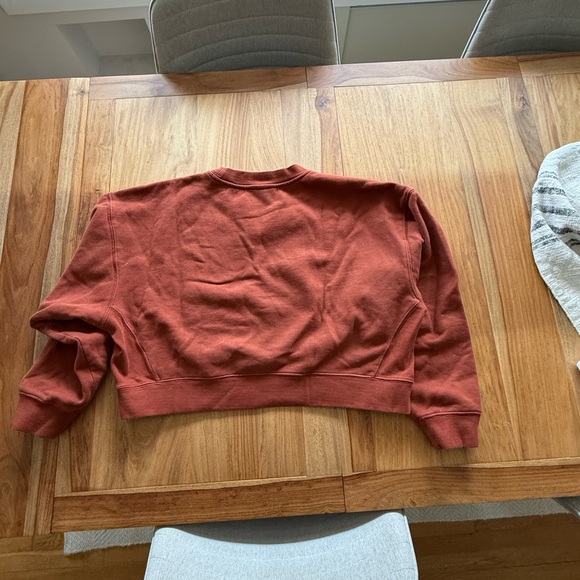 Reformation Grace Cropped Sweatshirt brown - Picture 4 of 5